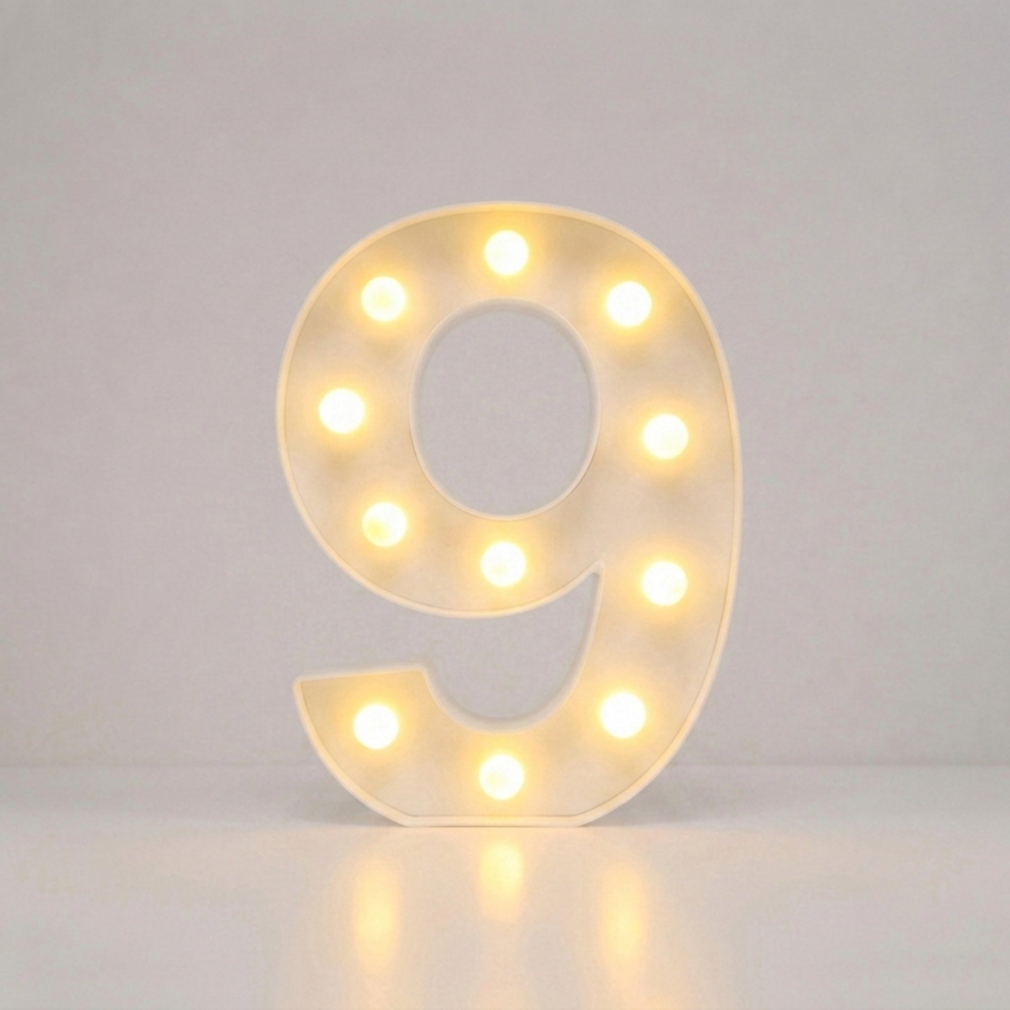 Illuminated English Letter Lamp For Parties And Weddings