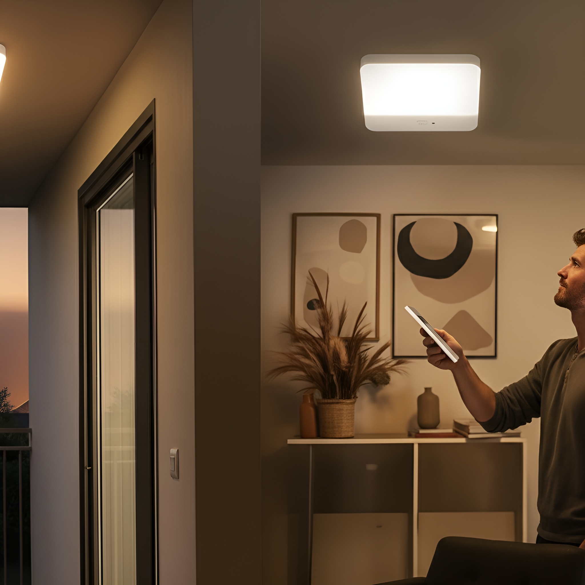 Motion Sensor Ceiling Light Fixture