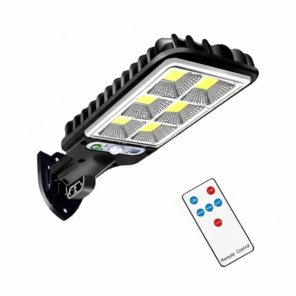 Solar Led Wall Light With Motion Sensor And Remote Control