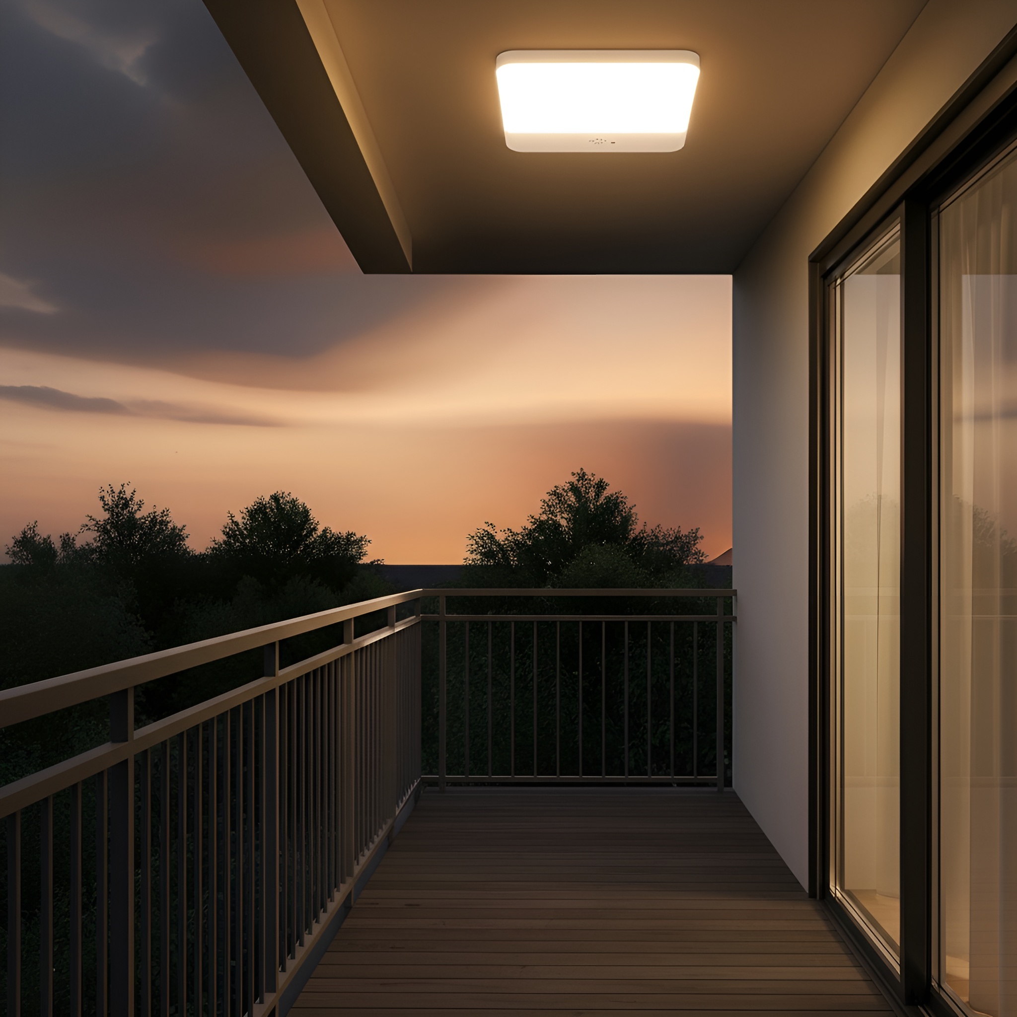 Motion Sensor Ceiling Light Fixture