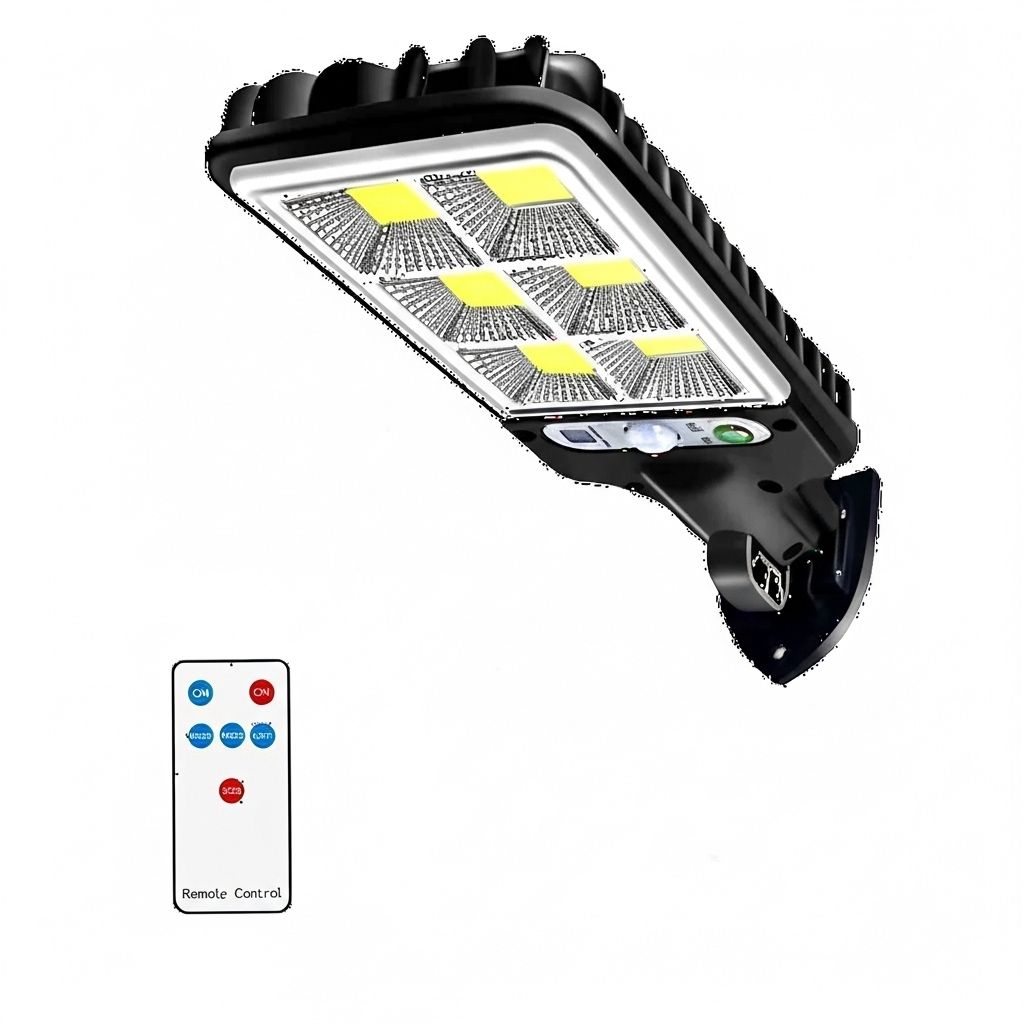 Solar Led Wall Light With Motion Sensor And Remote Control