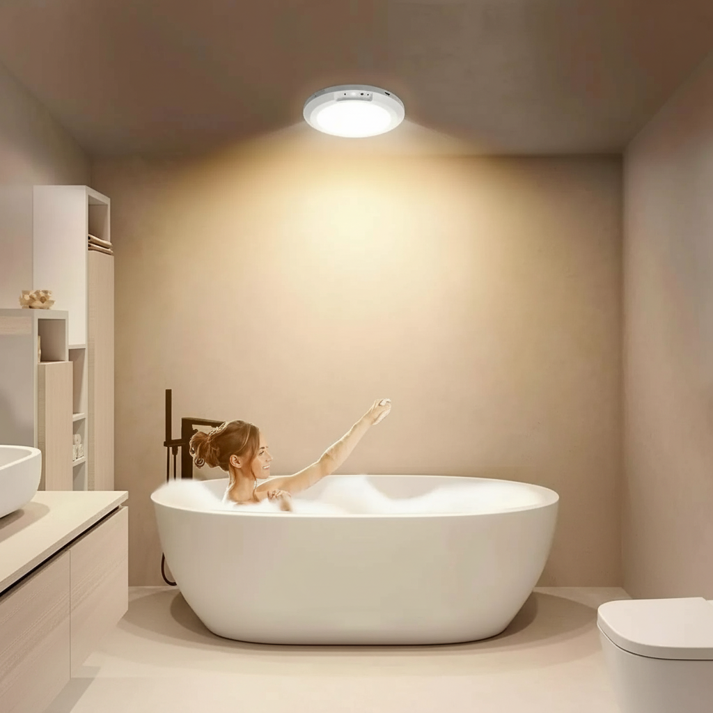 Rechargeable Wireless Motion Ceiling Light With Remote