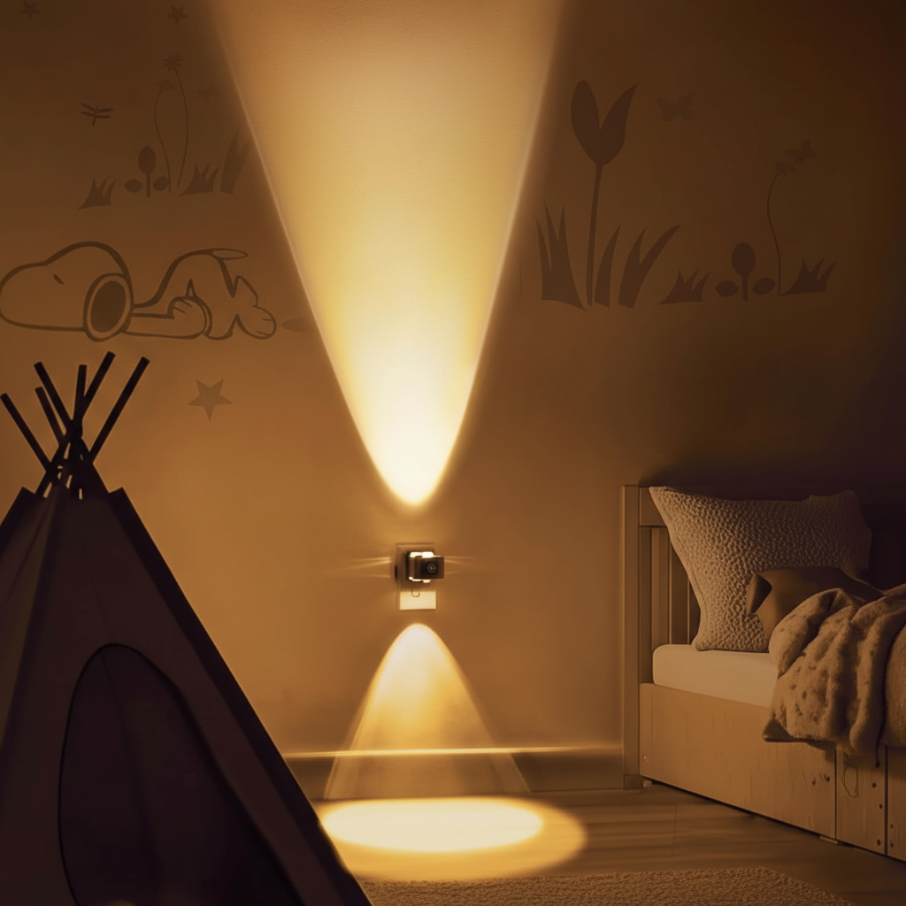 Pack Of 2 Cube Plug In Wall Light Set