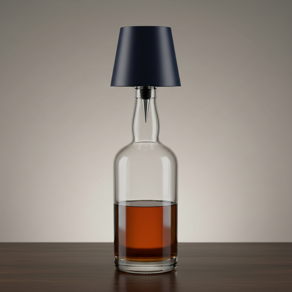 Wireless Bottle Lamp Shade Portable LED Wine Bottle Lamp with Stopper