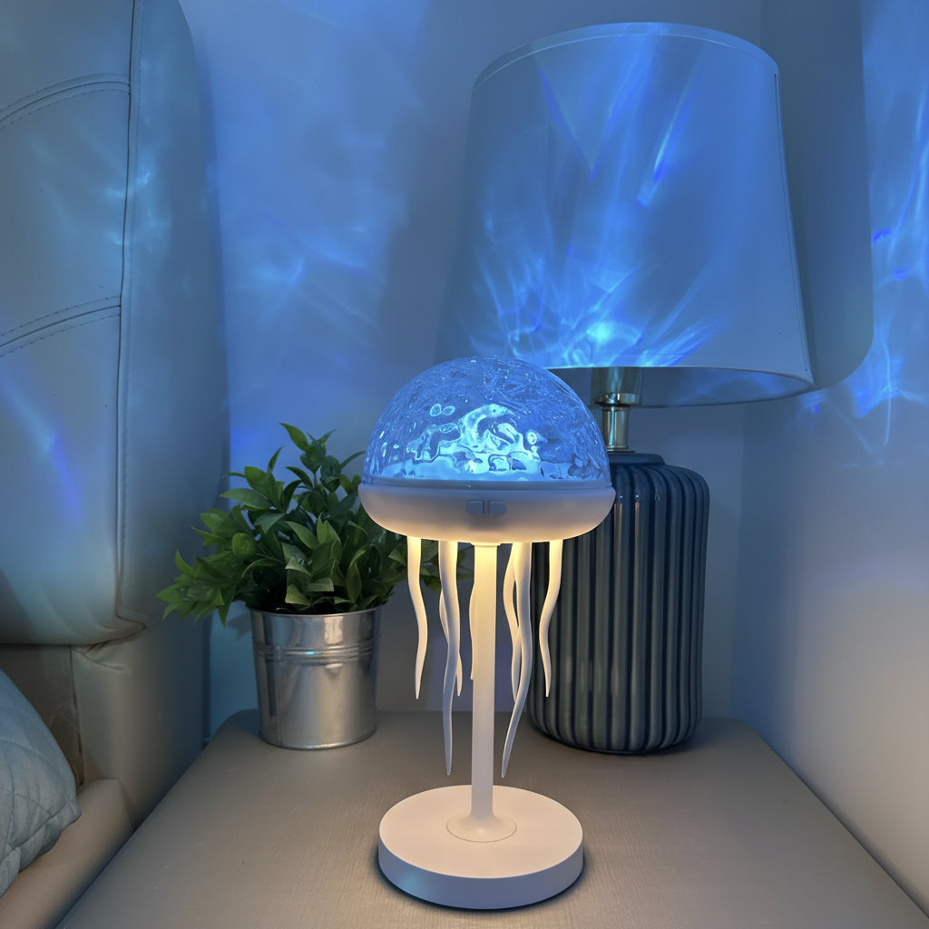 Ocean Themed Jelly Light Table Lamp