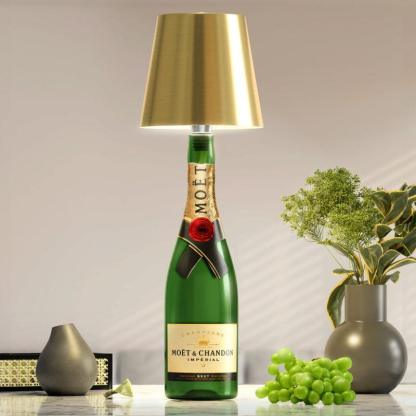 Wireless Bottle Lamp - Solar Flame Torch