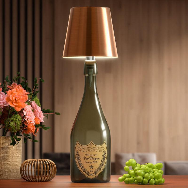 Wireless Bottle Lamp - Solar Flame Torch