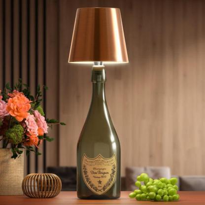 Wireless Bottle Lamp - Solar Flame Torch