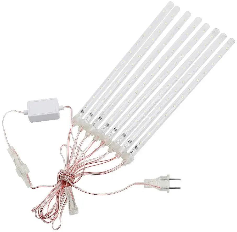 Raindrop Tubes String Lights - Solar Flame Torch