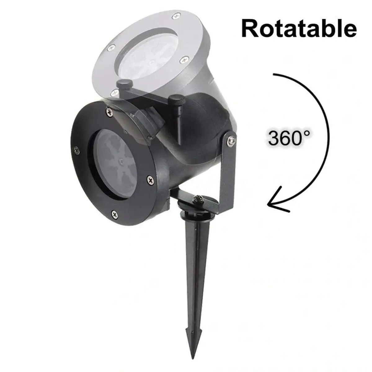 Christmas LED Projector Lamp-Solar Flame Torch