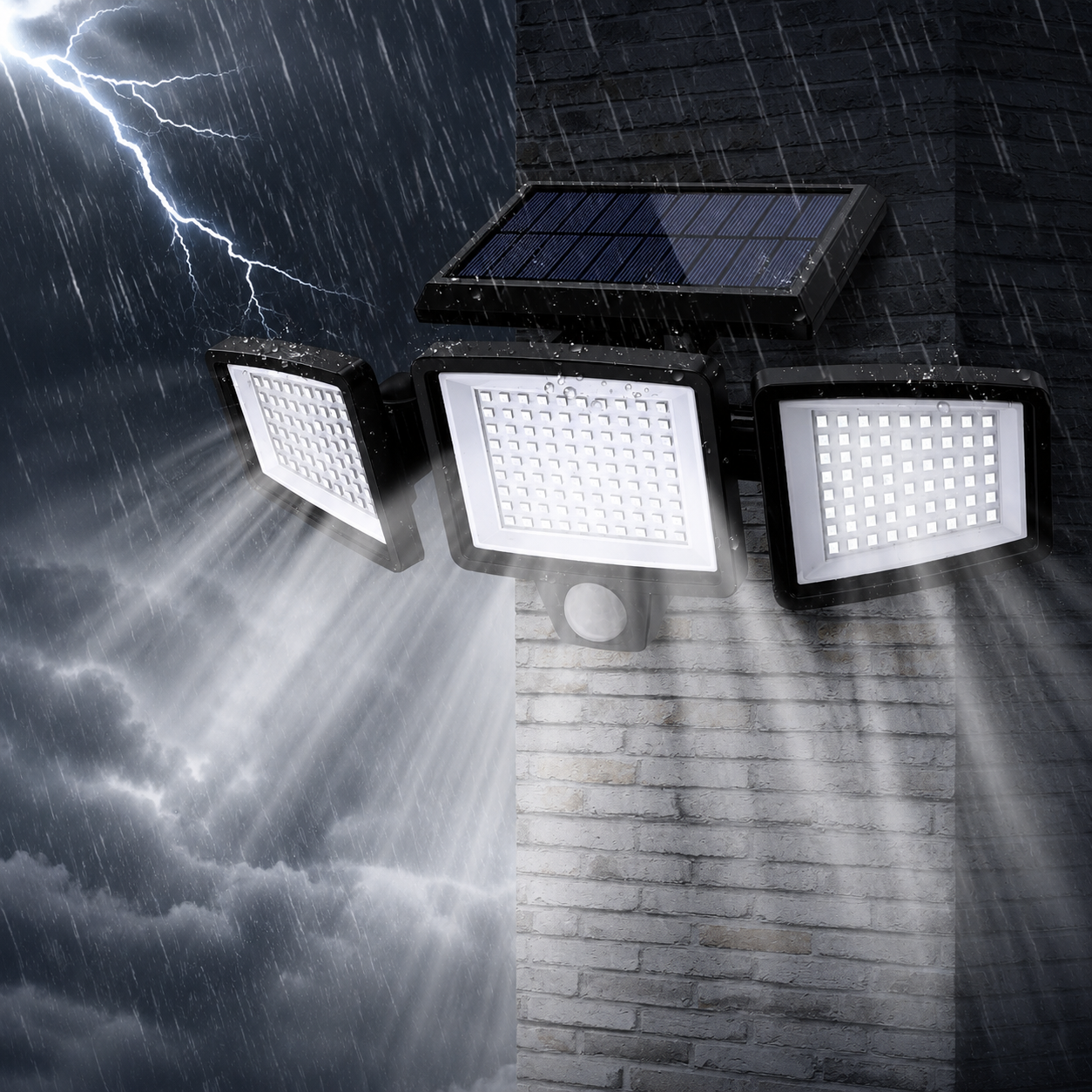 Outdoor Solar Flood Lights For Security 
