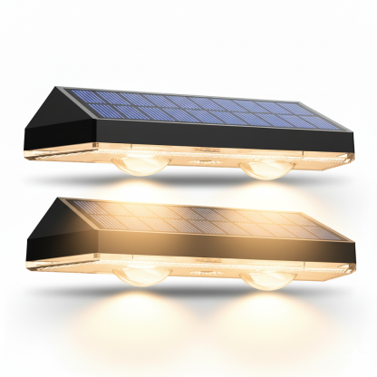 Solar Fence Lights Outdoor 8 Pack Waterproof LED 3 Mode