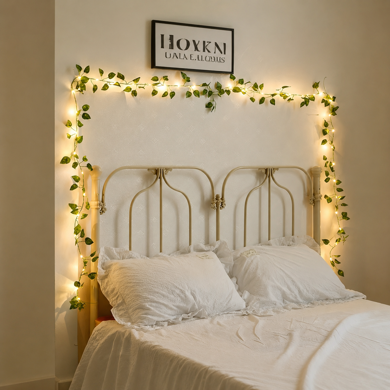 Battery Operated Green Leaf Fairy Lights For Bedroom And Wedding Decor