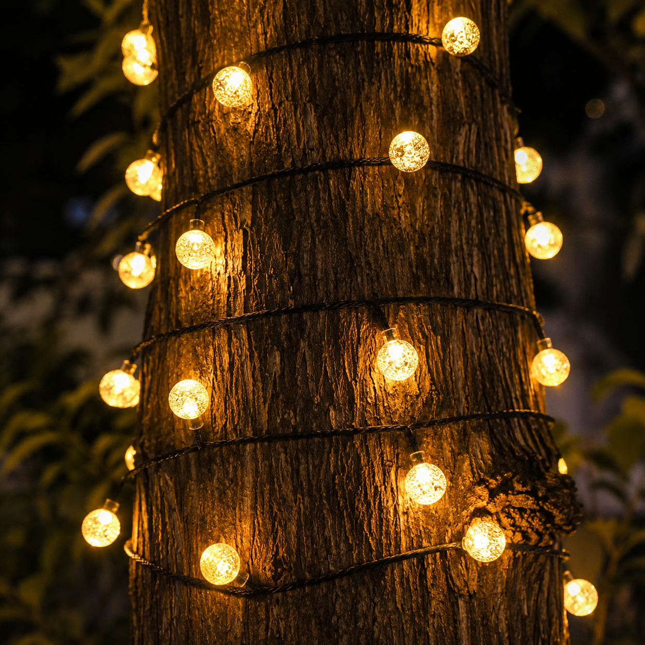 One Pack Solar LED String Lights With 8 Modes For Outdoor Garden
