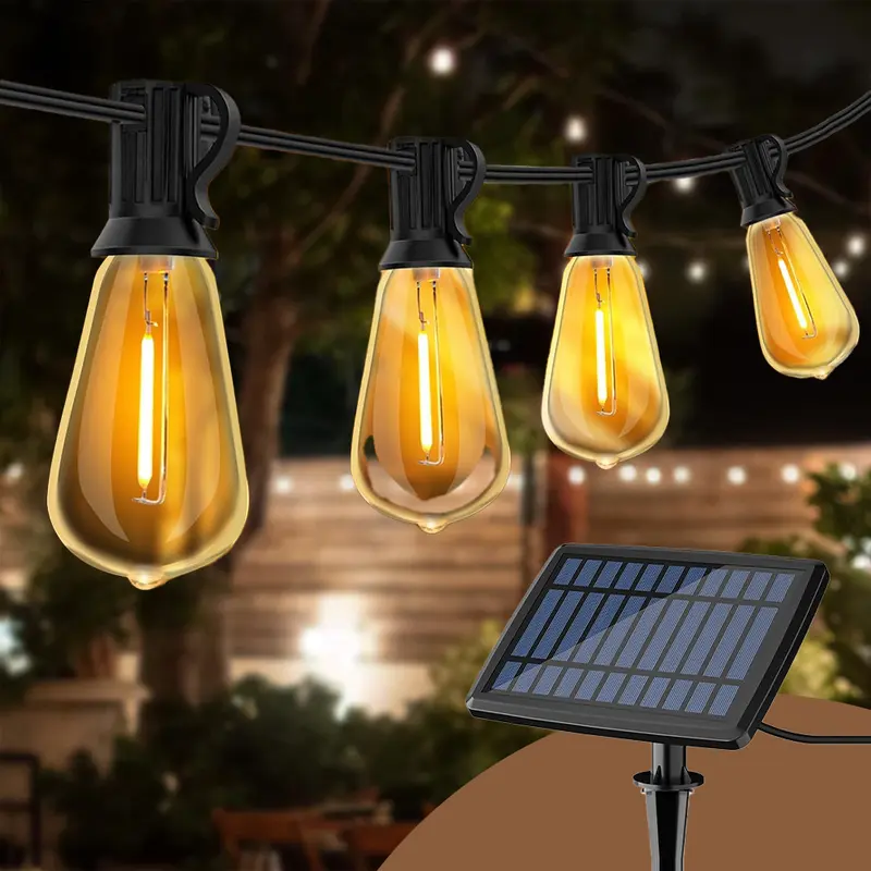 Solar Outdoor String  Dimmable Shatterproof Waterproof Light For Party and Christmas Decorations