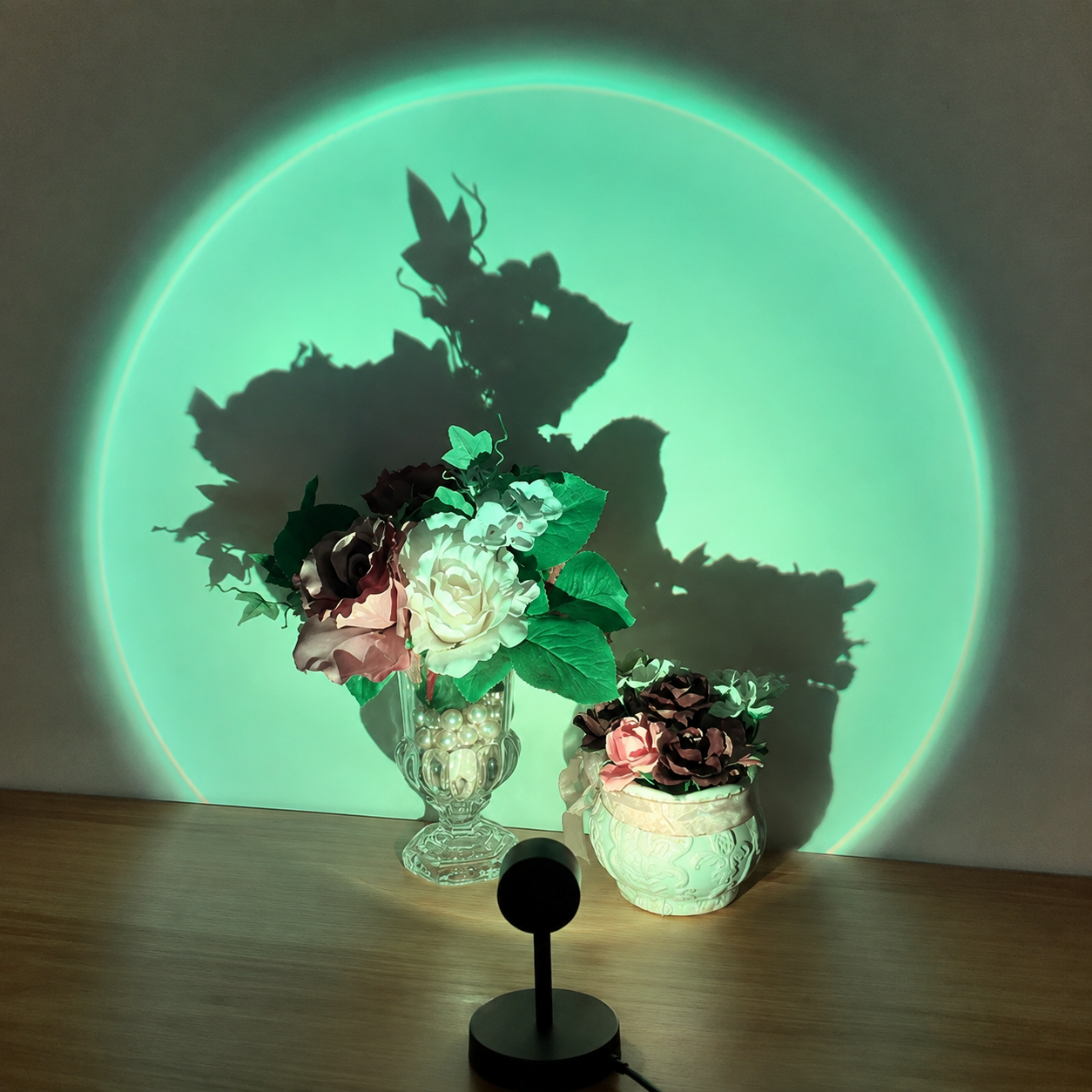 Seven Color LED Sunset Lamp With USB Power And 360 Degree Rotation