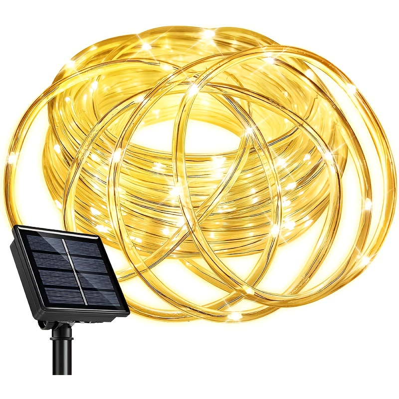 Outdoor Solar Rope Lights With Eight Lighting Modes