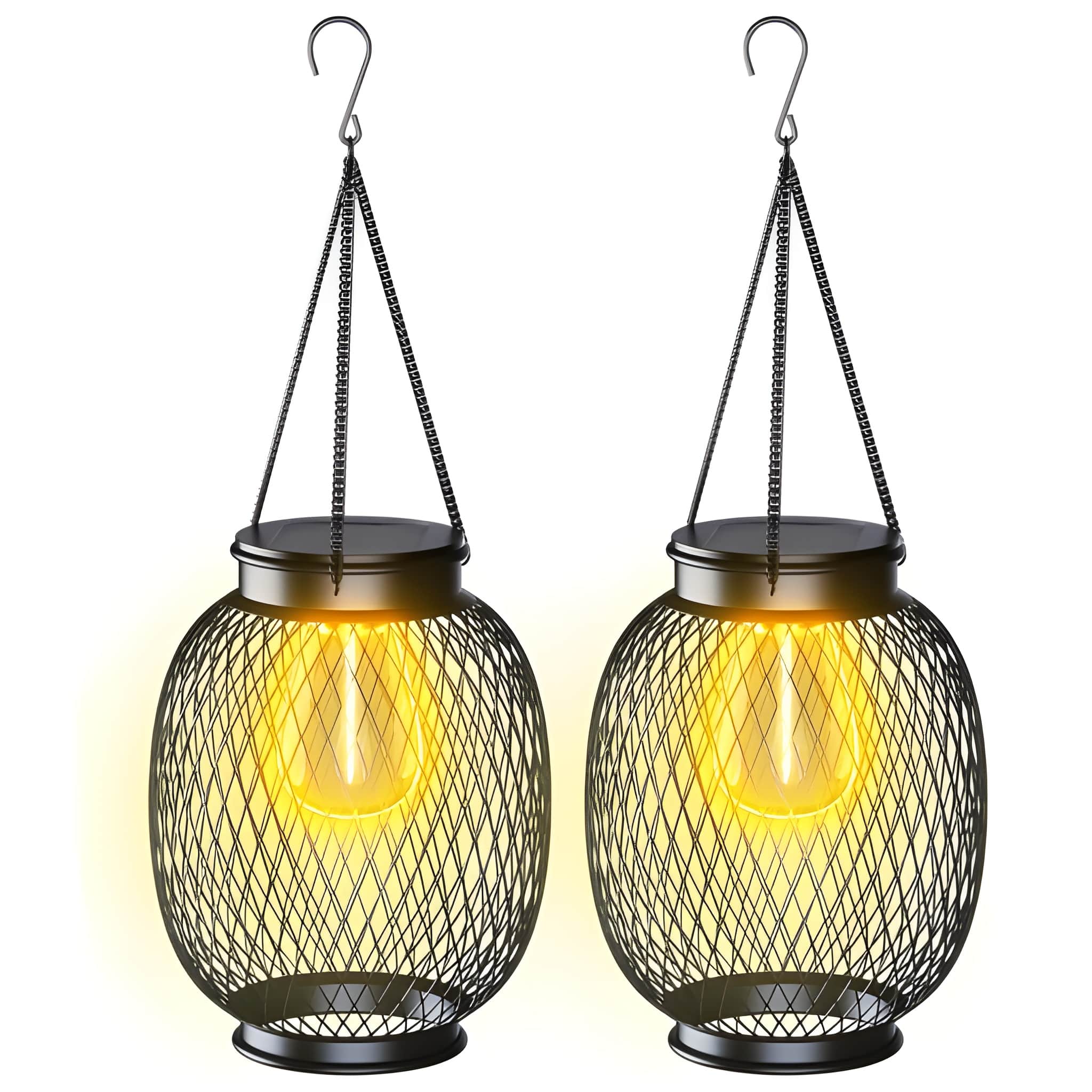 Outdoor Waterproof Solar Lantern Lights for Courtyard Decor
