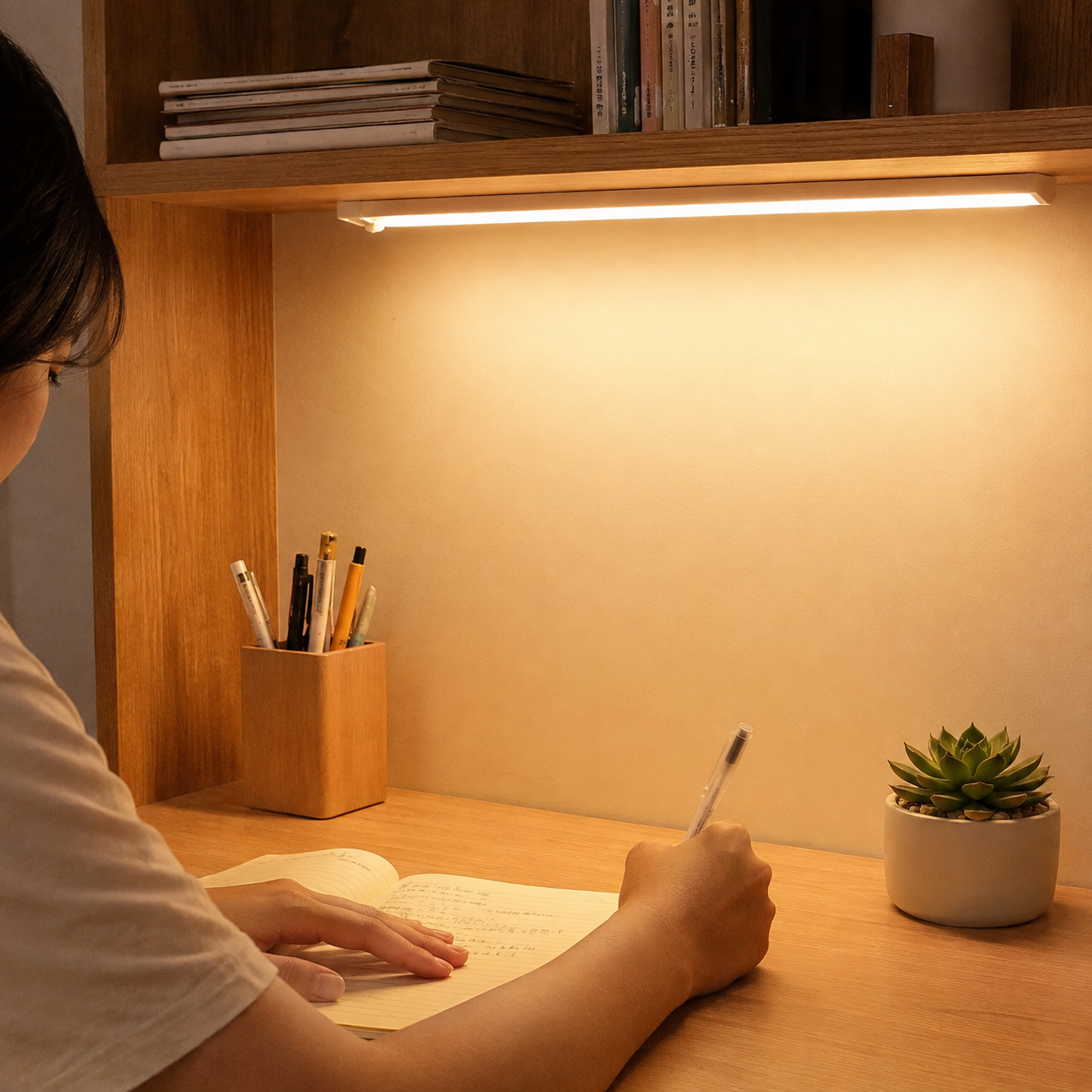 Motion Sensor LED Night Light With 3 Temperatures And USB Charging