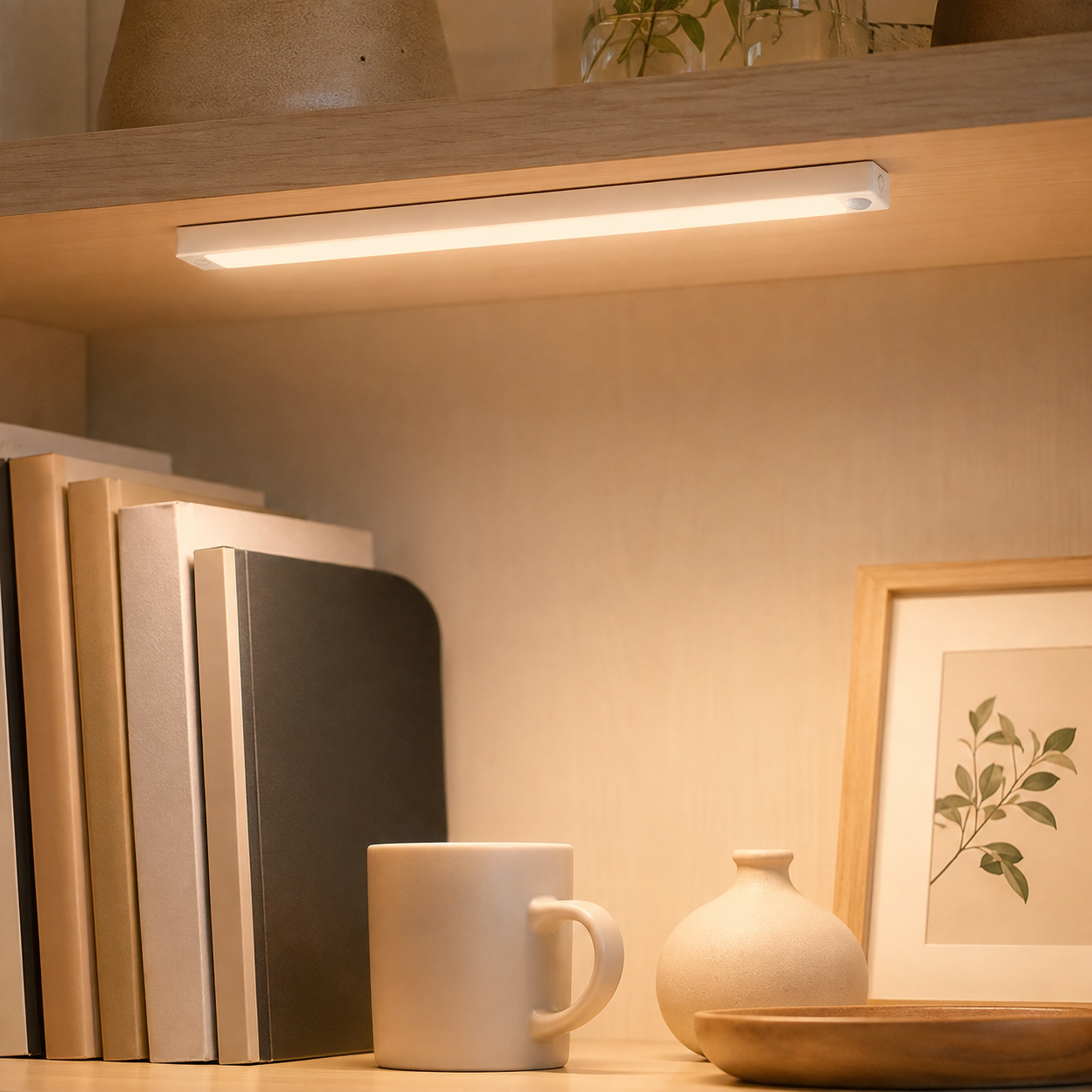Motion Sensor LED Night Light With 3 Temperatures And USB Charging