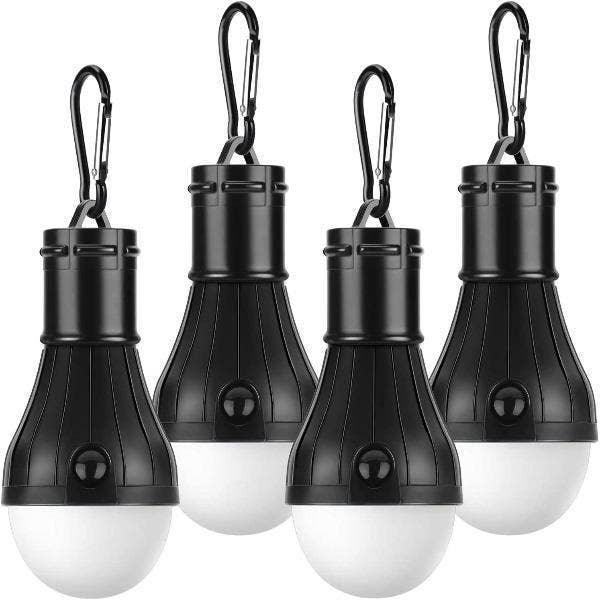 LED Tent Lamp - Solar Flame Torch