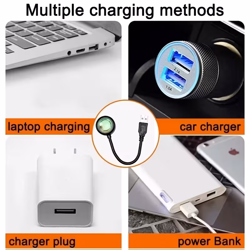 colorful led sunset lamp with adjustable colors usb plug and rotation sunset light evening atmosphere lamp suitable for walls ceilings background walls portable great for holiday parties and 8