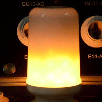 LED Flame Effect Fire Light Bulbs - Solar Flame Torch