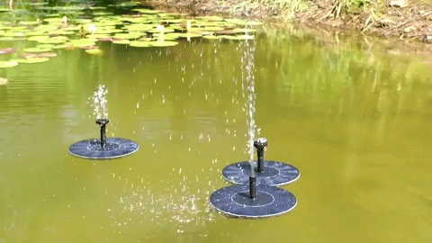 Solar Powered Fountain Pump - Solar Flame Torch