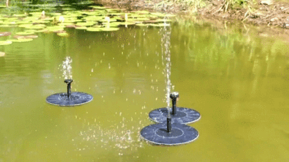 Solar Powered Fountain Pump - Solar Flame Torch