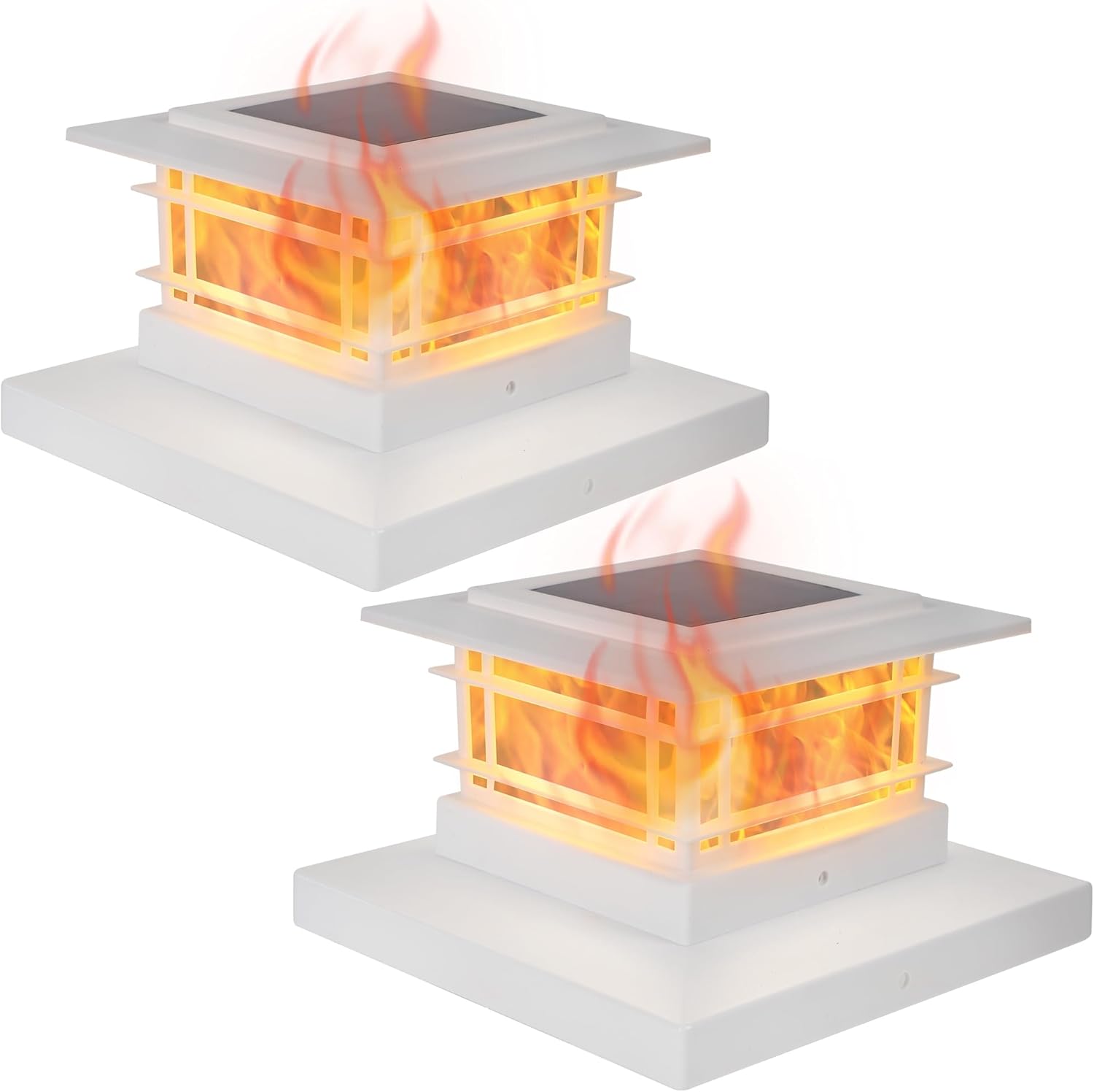 Outdoor Solar Post Cap Lights For Fence Deck And Garden