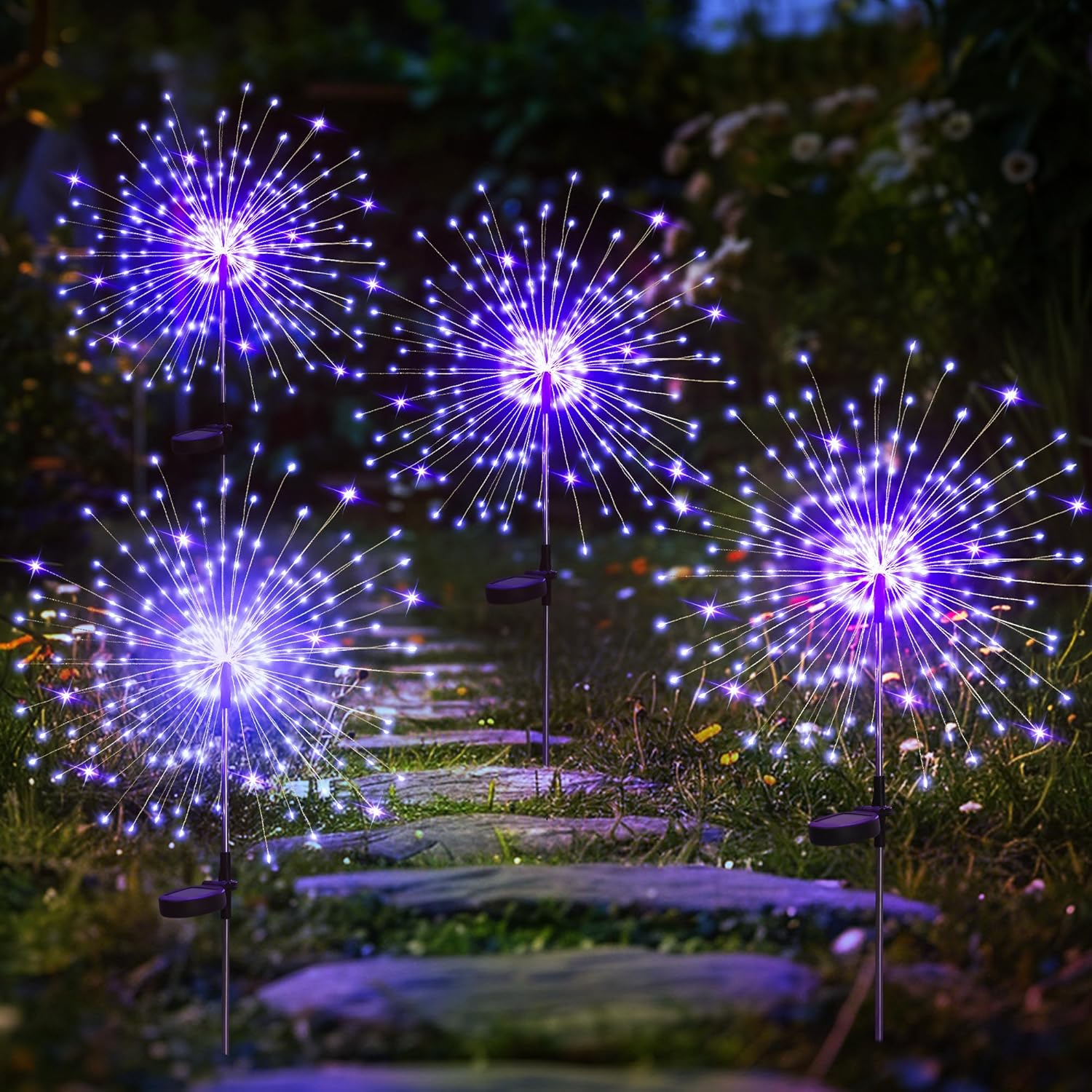 Outdoor Decorative Solar LED Lights For Garden Flowerbed And Yard