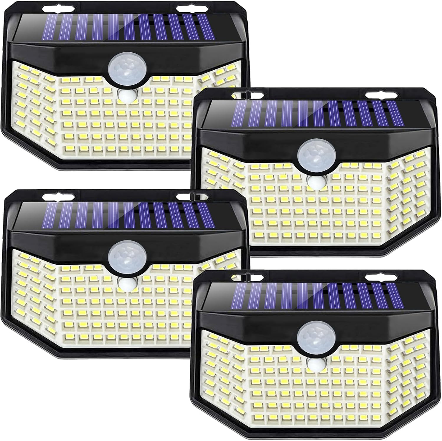 Outdoor Waterproof 120 LED Solar IP65 Wall Light With Motion Sensor And 3 Lighting Modes
