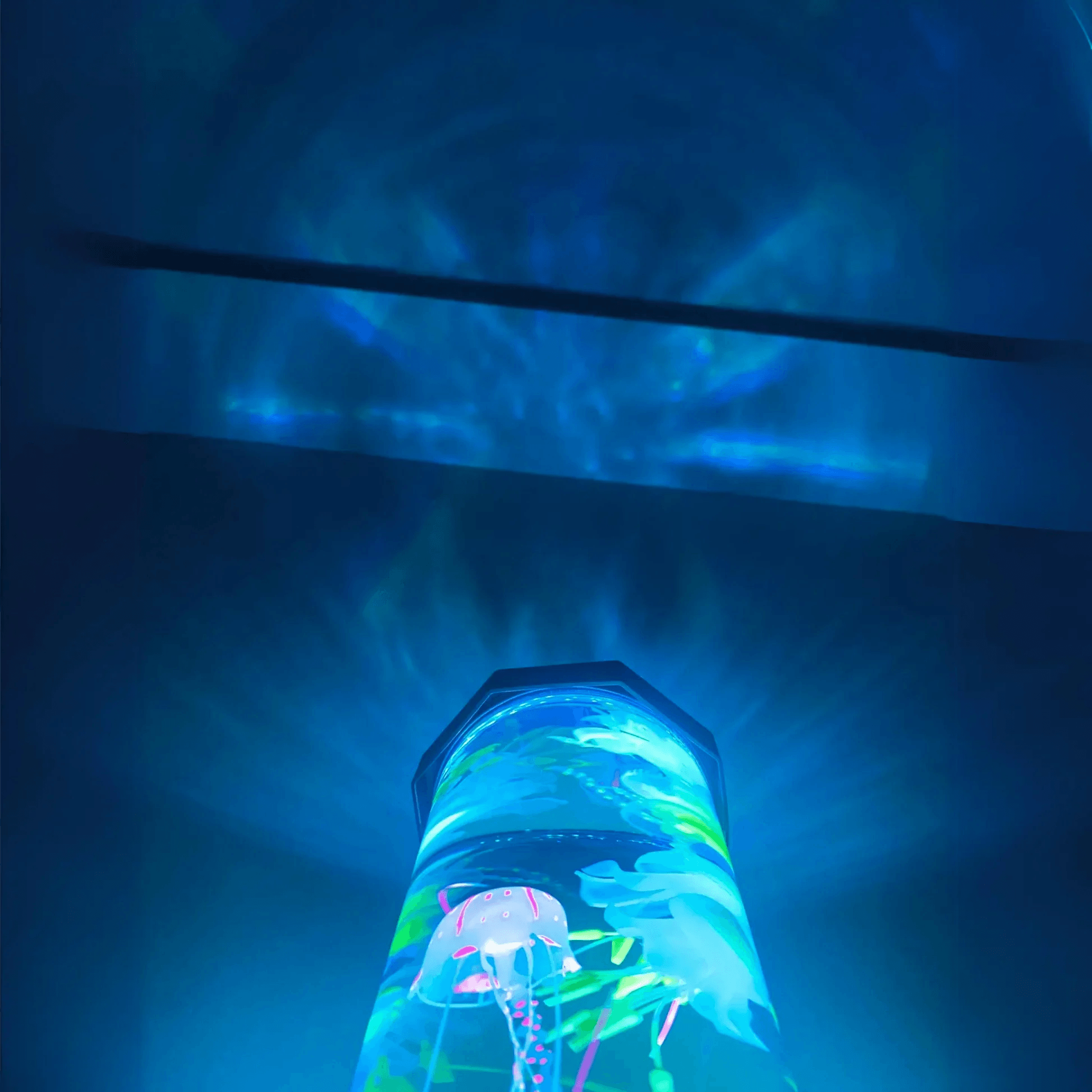 Color Changing Jellyfish Light - Solar Flame Torch