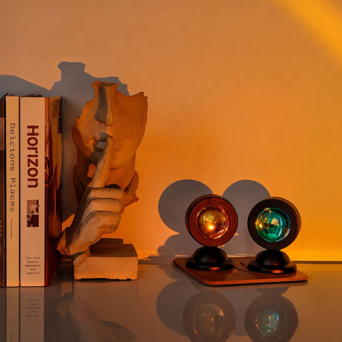 USB Powered Sunset Projection Lamp For Bedroom