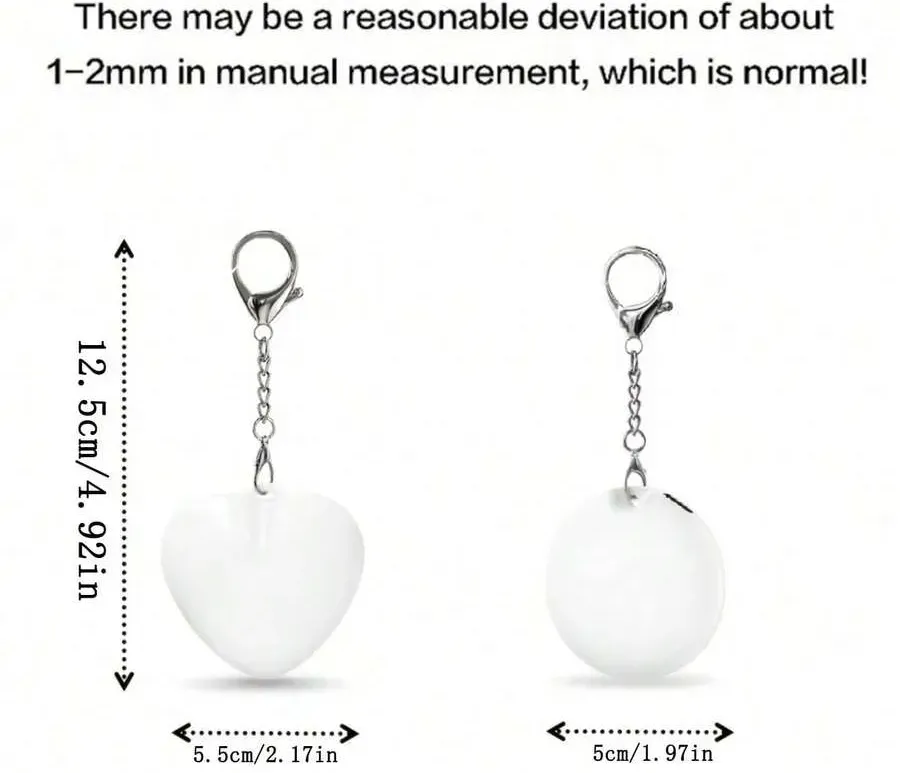 USB Rechargeable Mini Heart-Shaped Touch Sensor Night Light - Automatic Sensing Bag Light, Portable Travel Keychain Pendant Light, Handheld Light Heart, Cat Cloud, Suitable For Romantic Thoughtful Valentine's Day, Mother's Day, Friend Birthday Gifts - Multicolor - View 4