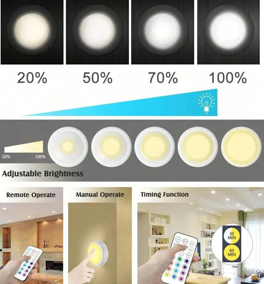 1/3/6pcs LED Colorful Cabinet Lights, Picture Lighting, Magnetic LED Picture Lights, LED Cabinet Night Lights, Decorative Lights, Frame Art Display Lights, Wall Decor, Indoor, Bedroom, Living Room, Home Decor, Closet And Hallway - RGB-13 Colors - View 10