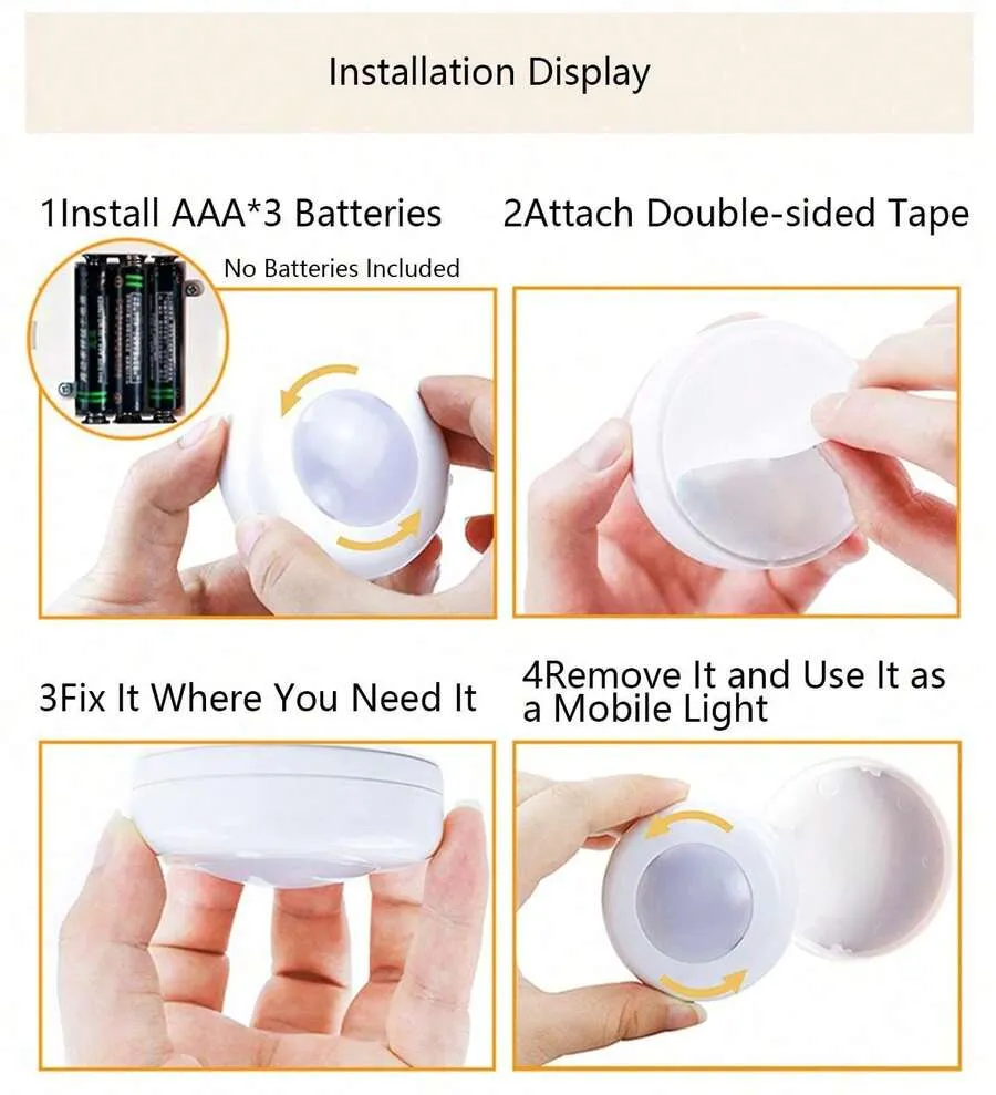 1/3/6pcs LED Colorful Cabinet Lights, Picture Lighting, Magnetic LED Picture Lights, LED Cabinet Night Lights, Decorative Lights, Frame Art Display Lights, Wall Decor, Indoor, Bedroom, Living Room, Home Decor, Closet And Hallway - RGB-13 Colors - View 9