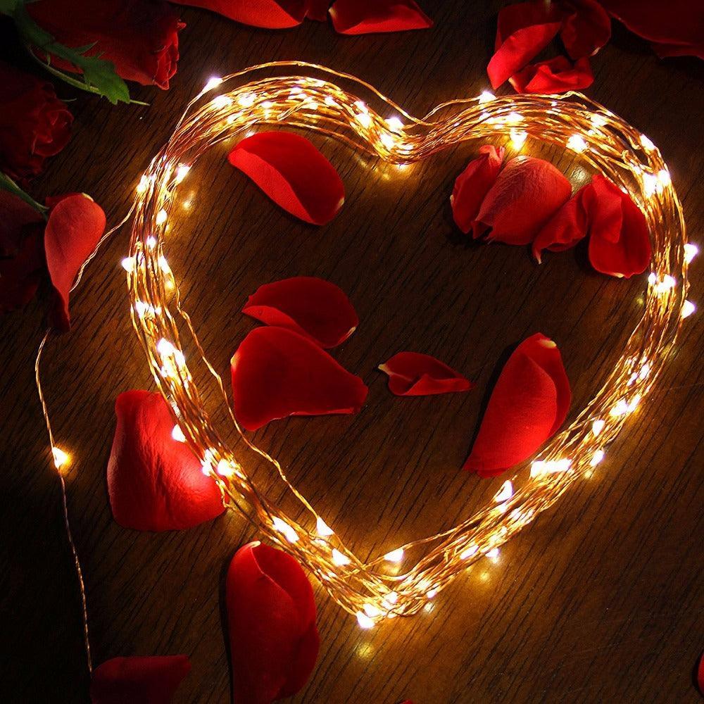 LED Solar String Fairy Light - Solar Flame Torch