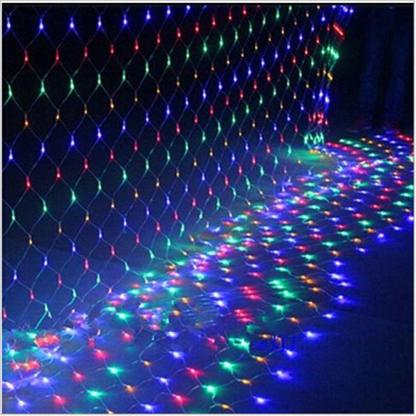 LED String Net Lights - Solar Flame Torch