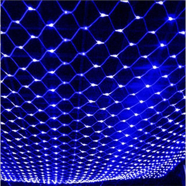 LED String Net Lights - Solar Flame Torch