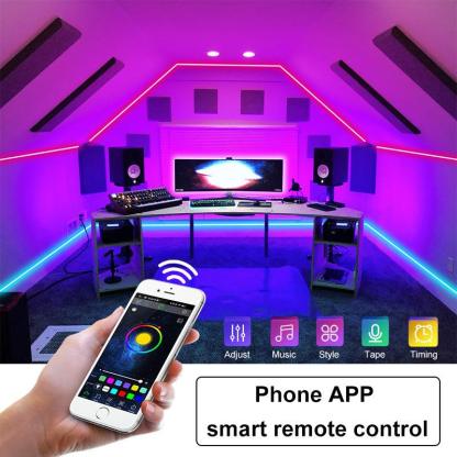 Multicolor LED Strip Lights With Remote Control For Home Decoration And Special Occasions - Solar Flame Torch