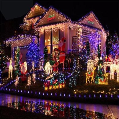 LED Christmas Lights - Solar Flame Torch