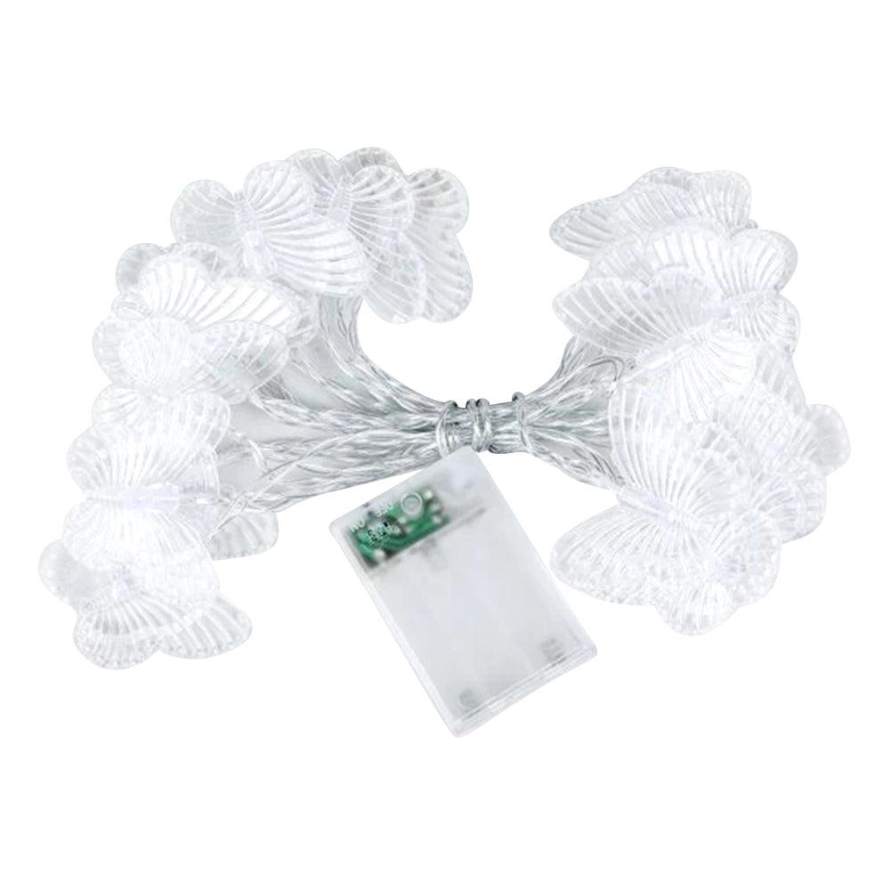 LED Butterfly Fairy String Lights - Solar Flame Torch