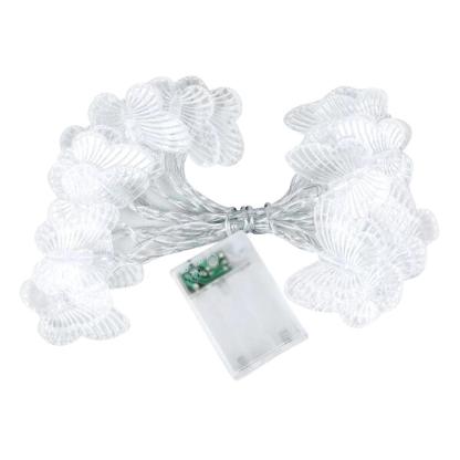 LED Butterfly Fairy String Lights - Solar Flame Torch