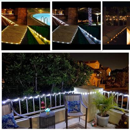 Led Tube Rope Light - Solar Flame Torch