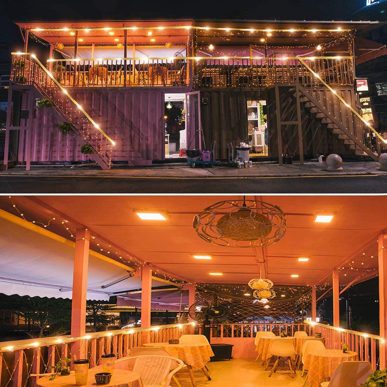 LED Tube Rope Light-Solar Flame Torch