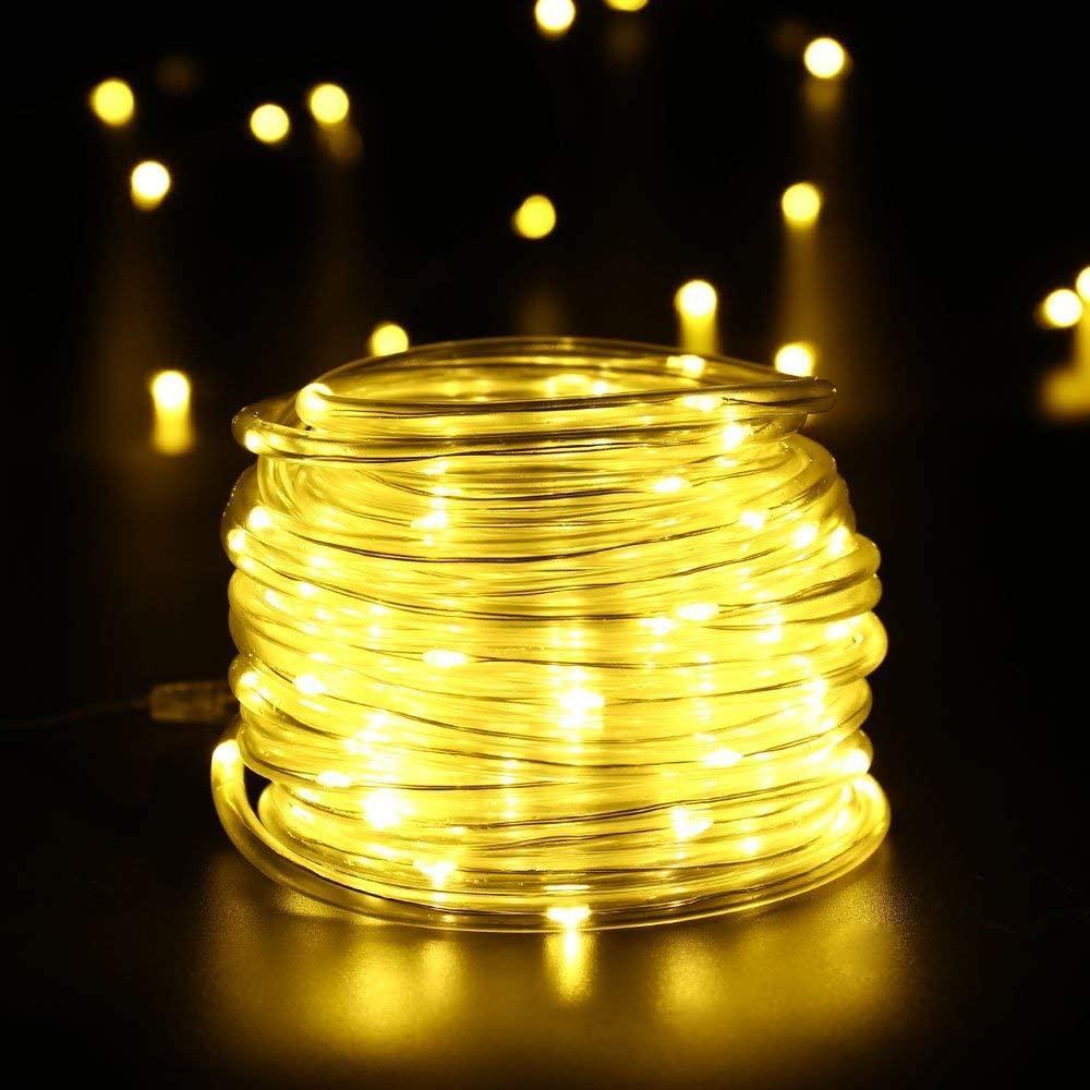LED Tube Rope Light-Solar Flame Torch