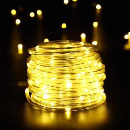 Led Tube Rope Light - Solar Flame Torch