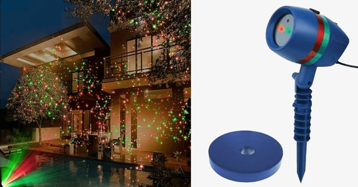 Laser Fairy Garden Lights-Solar Flame Torch