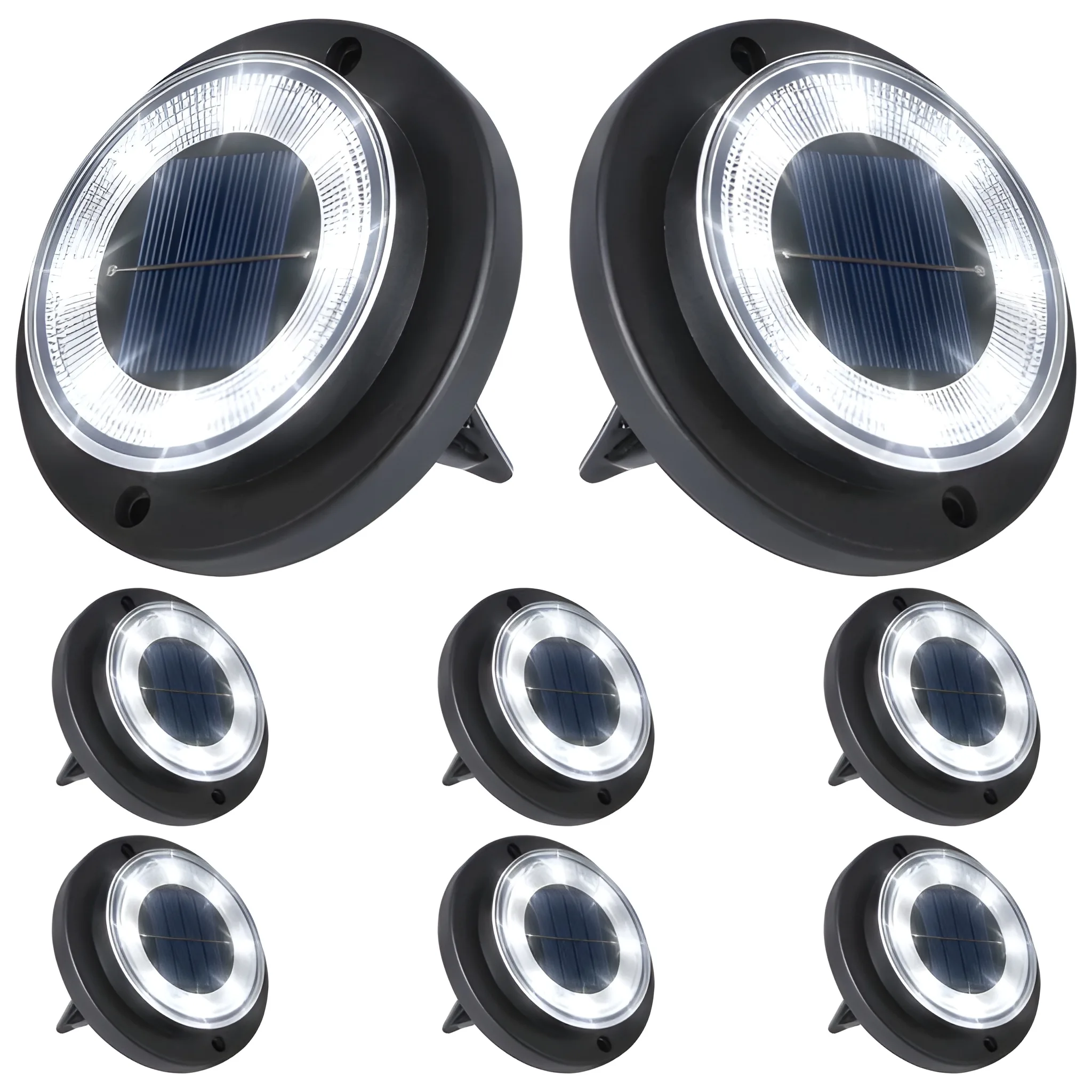 Solar Ground Lights Waterproof Outdoor Landscape Lighting